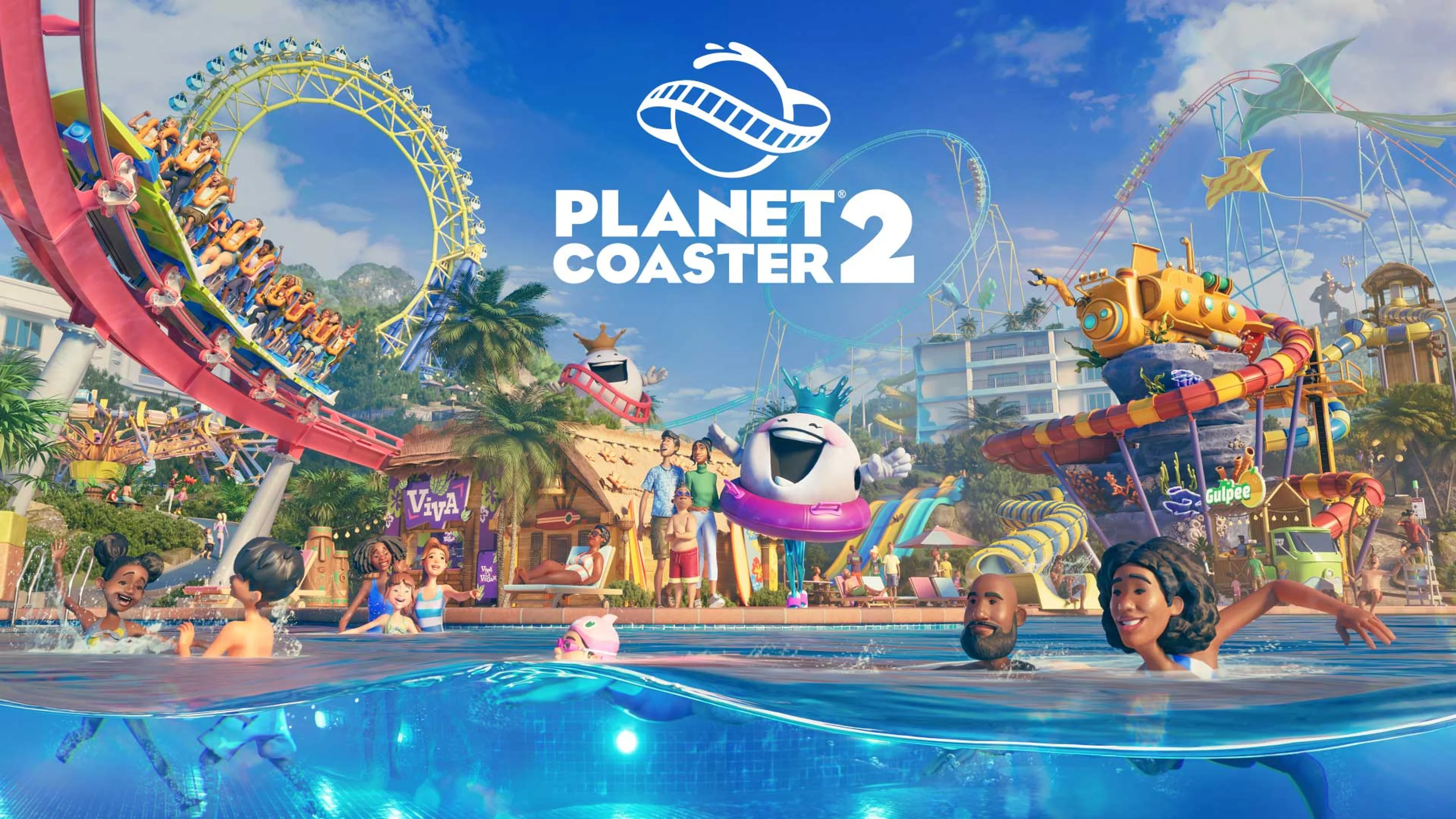 Get set for excitement and make a splash! Your perfect day out is calling in Planet Coaster 2, available now!