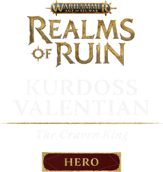 Kurdoss Valentian, The Craven King