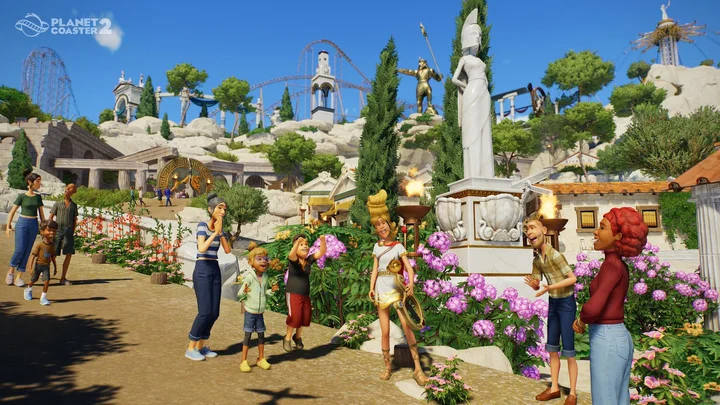 Planet Coaster 2 - Launch screenshot - 11 - Mythology Scenery Bard