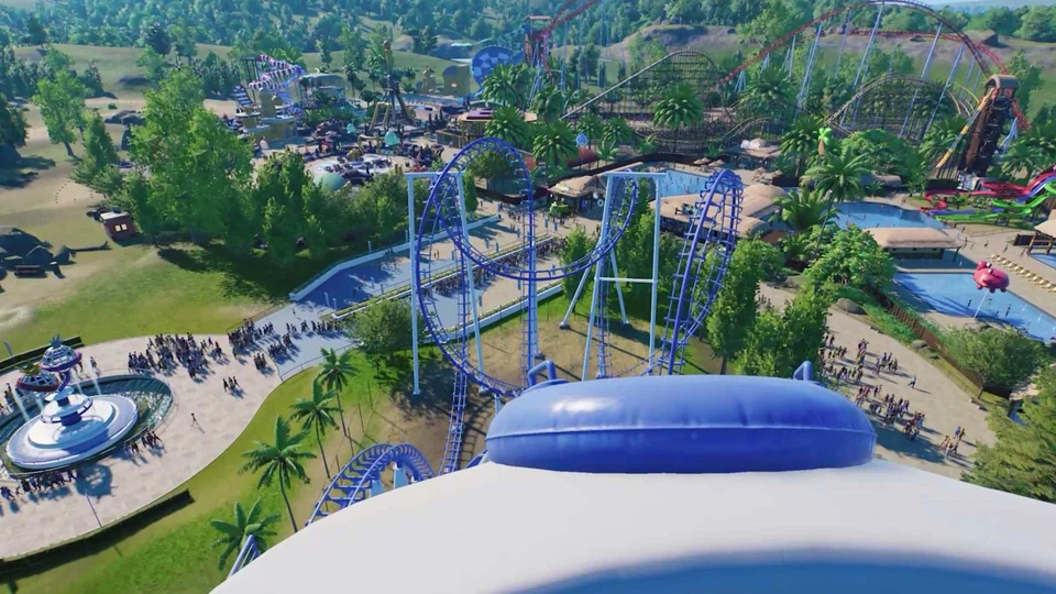 Park view from top of coaster