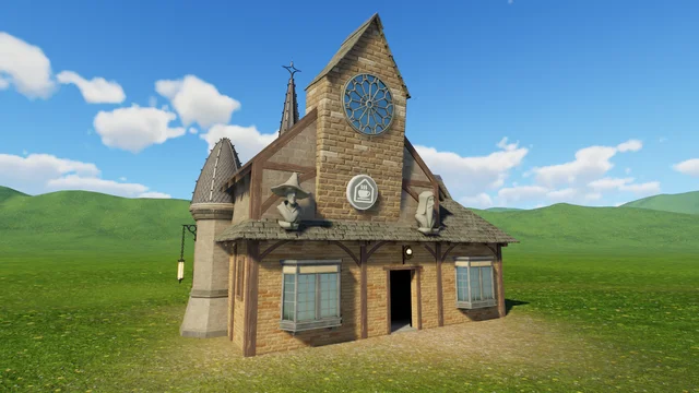 Sorcery Staff Facilities - Large Shell