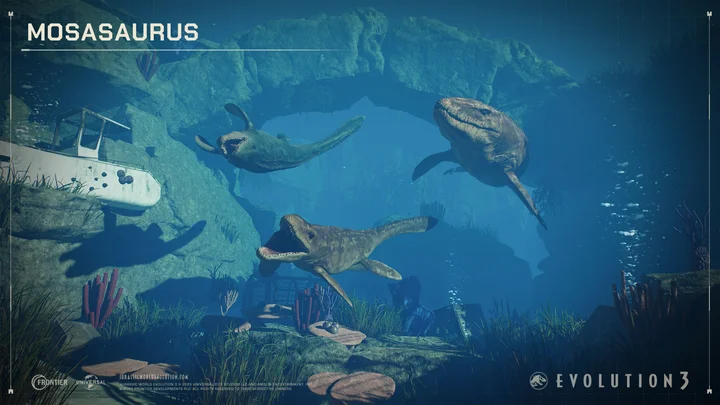 Jurassic World Evolution 3 - Launch screenshot - 03 - Mosasaurus