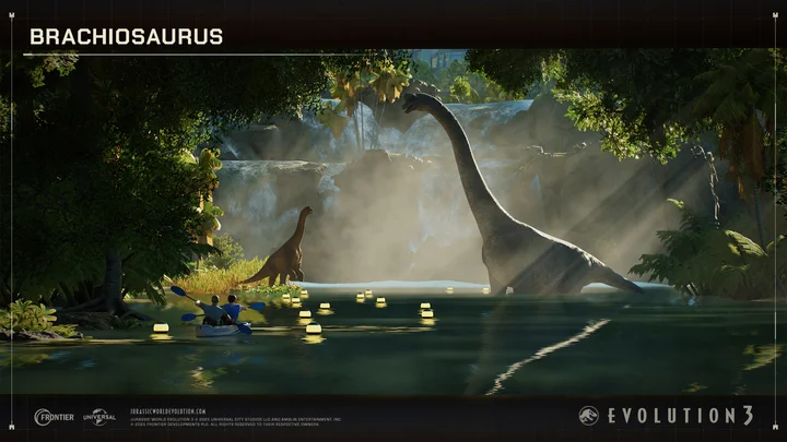 Jurassic World Evolution 3 - Launch screenshot - 01 - Brachiosaurus