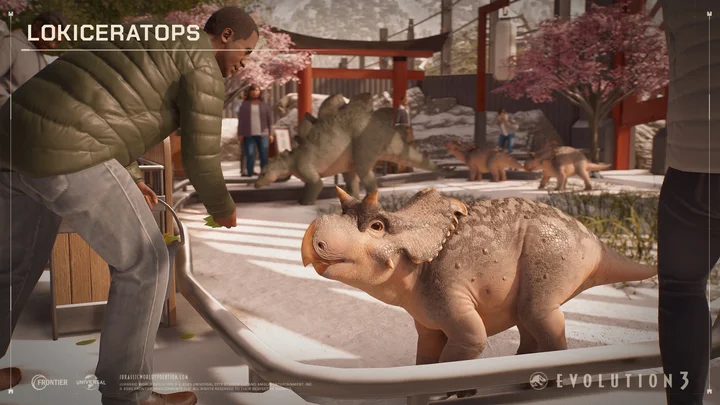 Jurassic World Evolution 3 - Launch screenshot - 02 - Dinosaur encounter