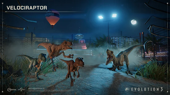 Jurassic World Evolution 3 - Launch screenshot - 05 - Velociraptor