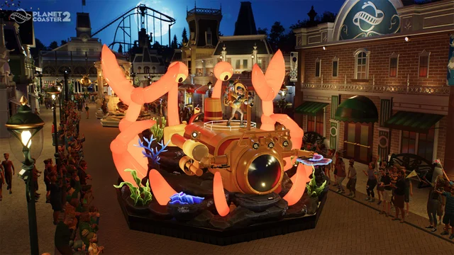 Parade at night