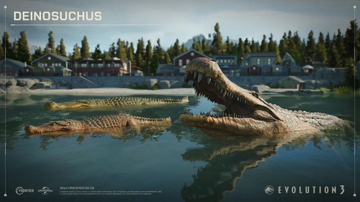Crocodilia Coast - Announce Screenshot 02 - Deinosuchus