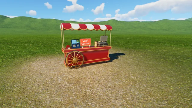 Silver Screen Food Cart Donnut