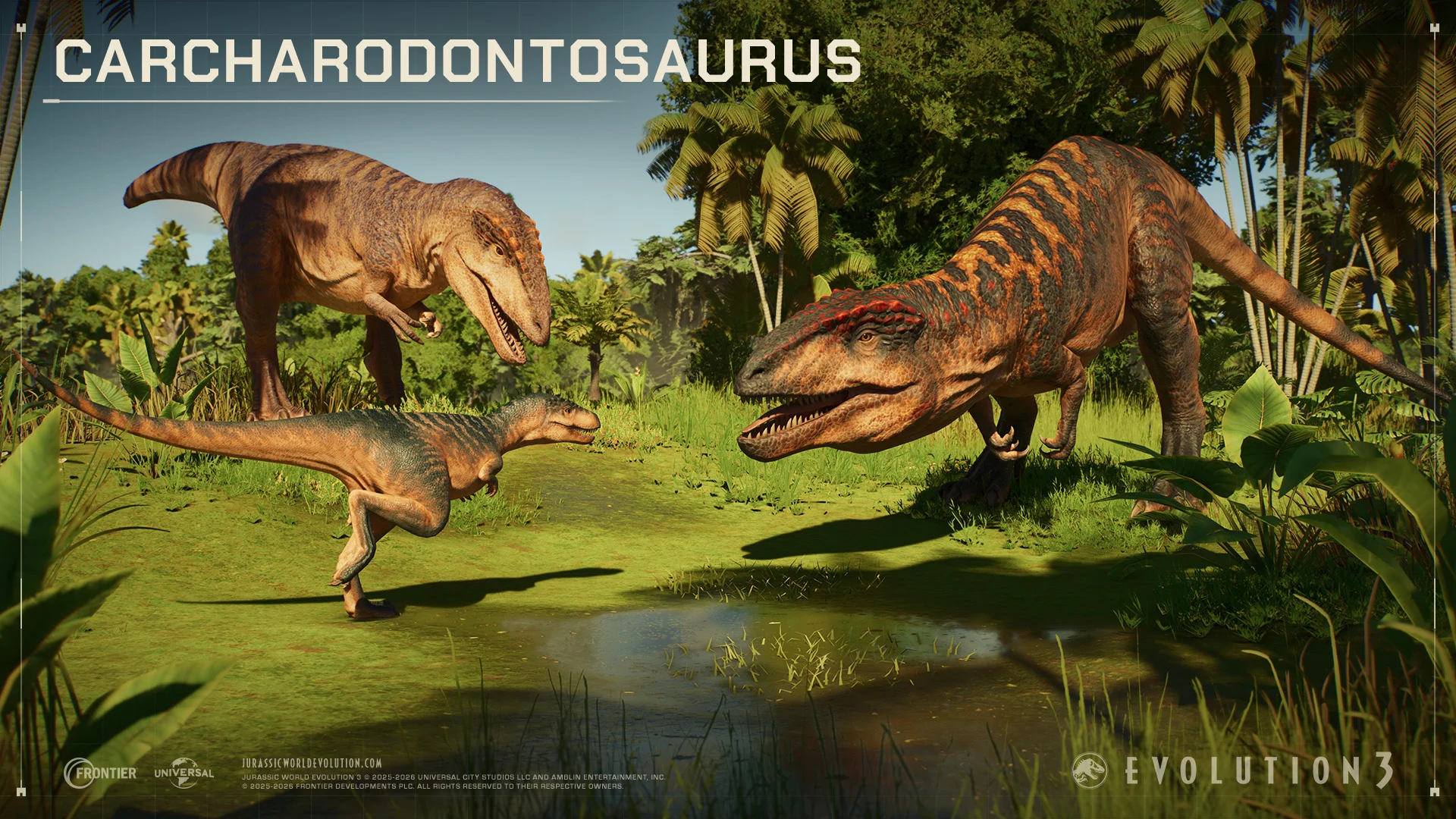 Jurassic World Evolution 3 - 1.3.0 Free Update - Carcharodontosaurus 01