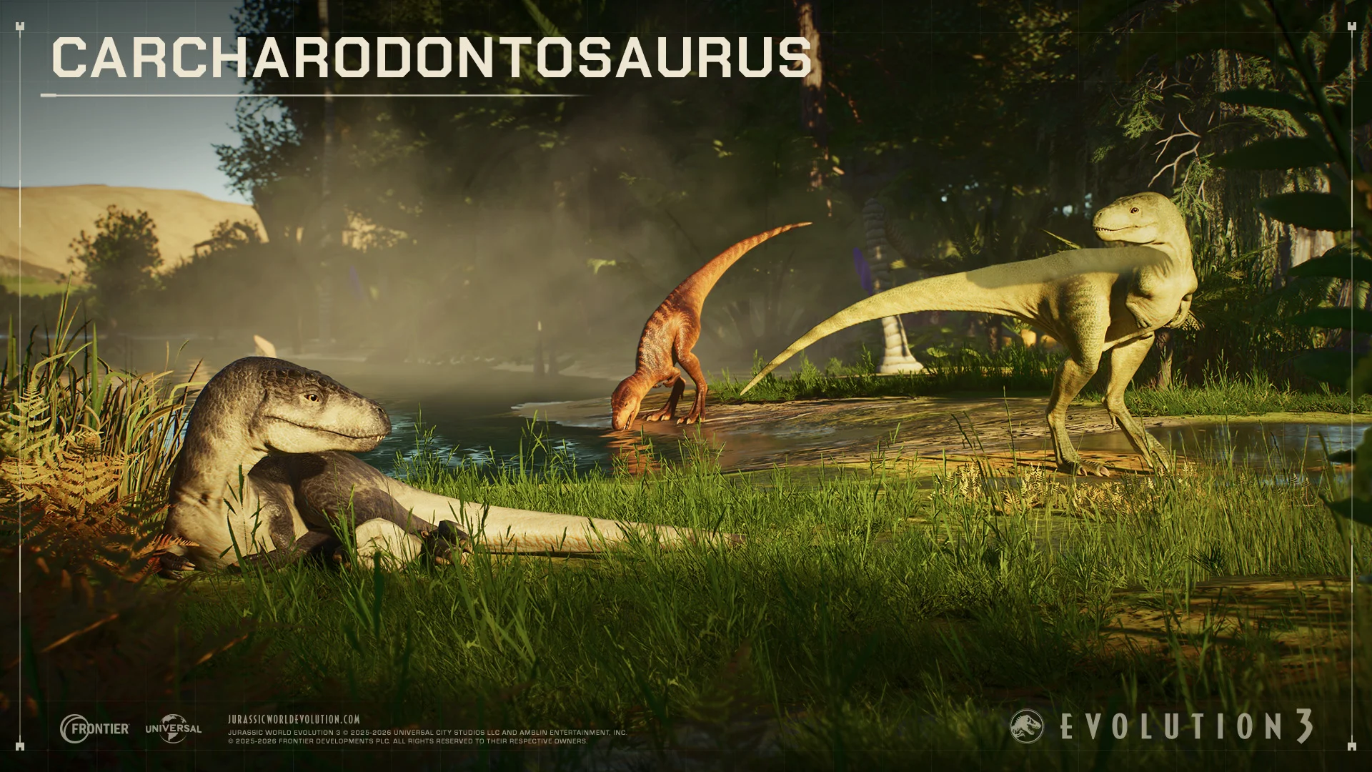 Jurassic World Evolution 3 - 1.3.0 Free Update - Carcharodontosaurus 02