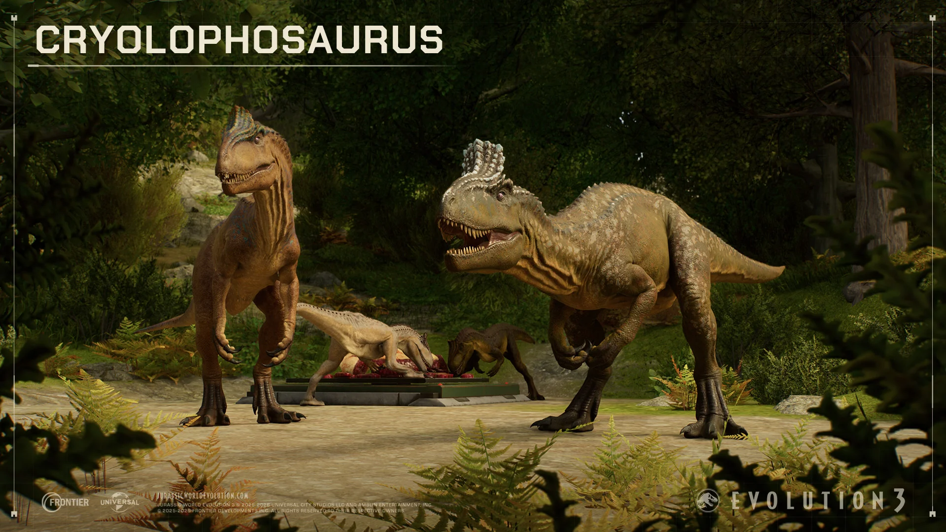 Jurassic World Evolution 3 - Screenshot - Cryolophosaurus