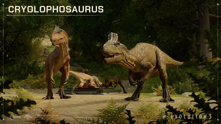 Jurassic World Evolution 3 - Screenshot - Cryolophosaurus