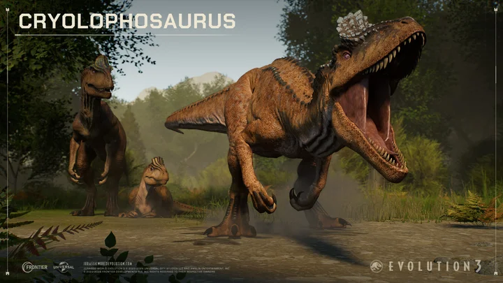 Jurassic World Evolution 3 - Screenshot - Cryolophosaurus 02