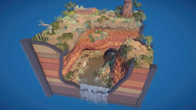 Grand Canyon Diorama