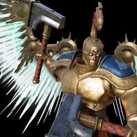 Breaka-Boss on Mirebrute Troggoth - Units - Realms of Ruin