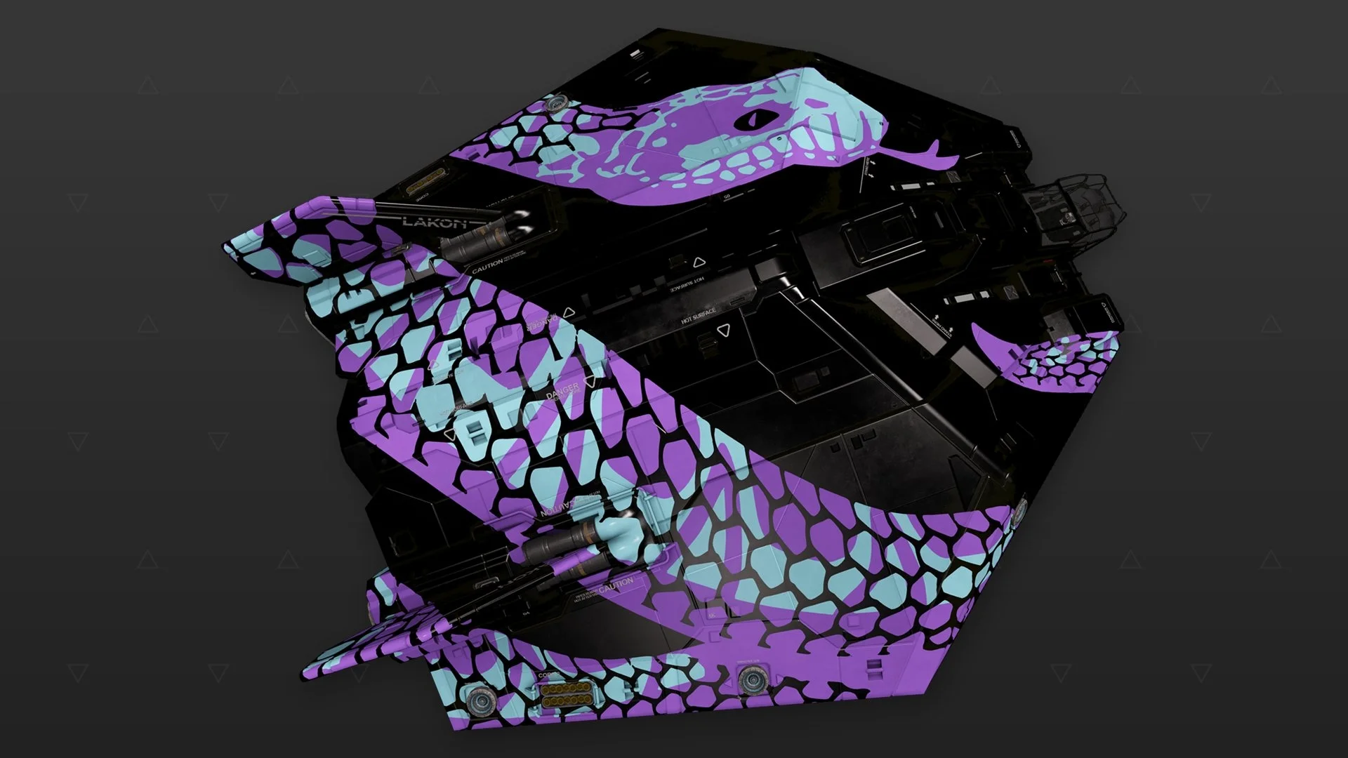 Asp Explorer - „Snake Wrap“ - Schwarz