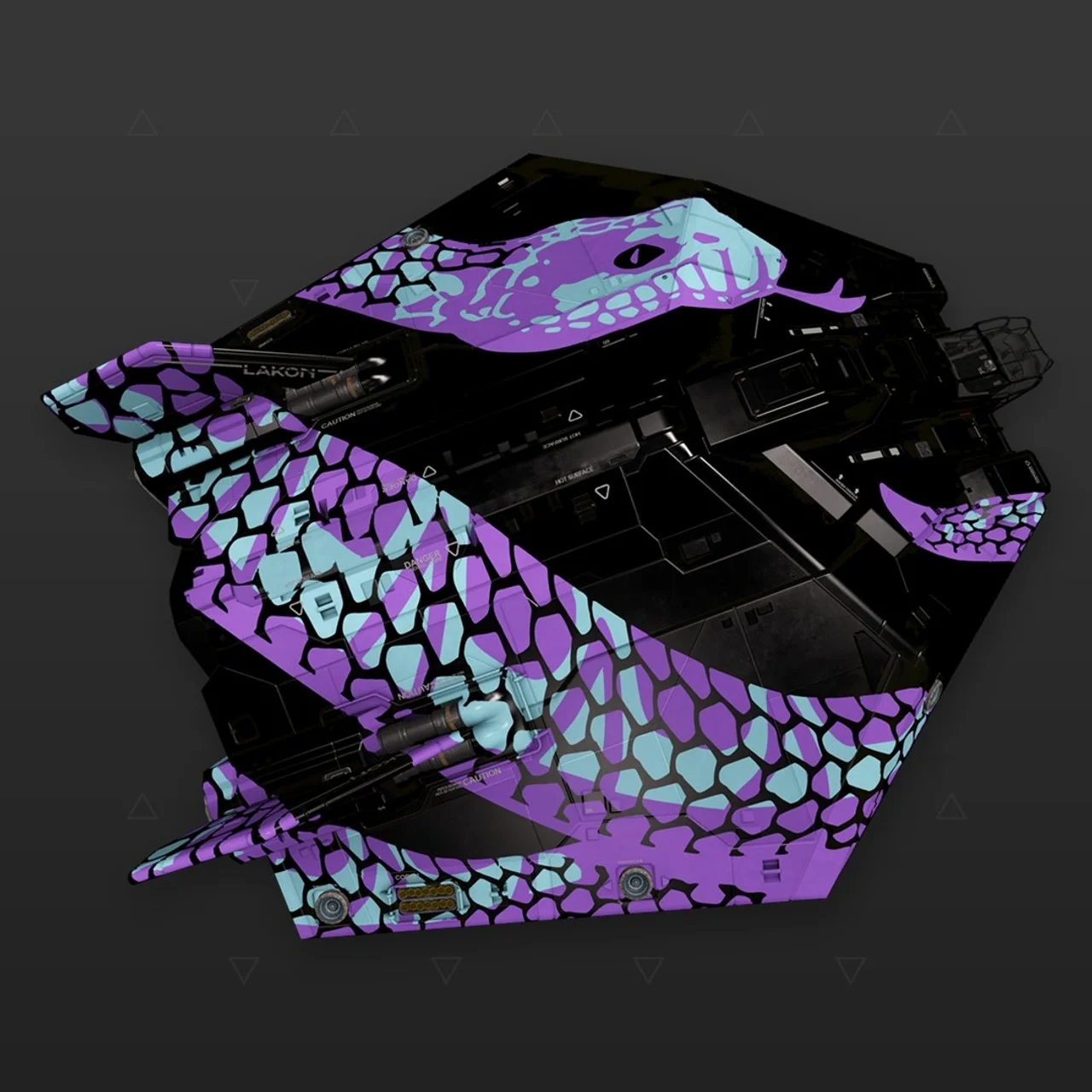 Asp Explorer - "Snake Wrap" - Negro