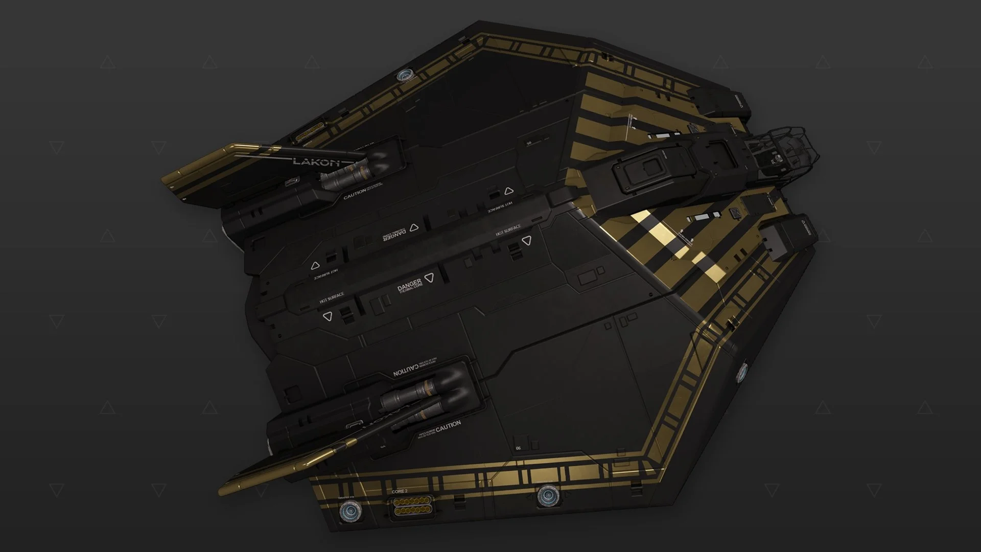 Asp Explorer - "Osiris" - Negro y dorado