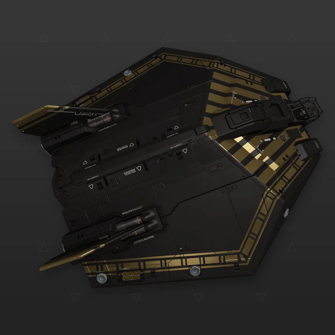 Asp Explorer - "Osiris" - Negro y dorado