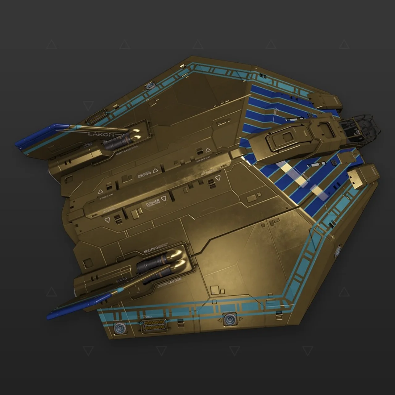 Asp Explorer - „Osiris“ - Gold & Blau