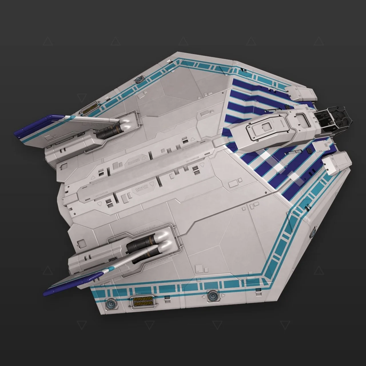 Asp Explorer - "Osiris" - Blanco y azul