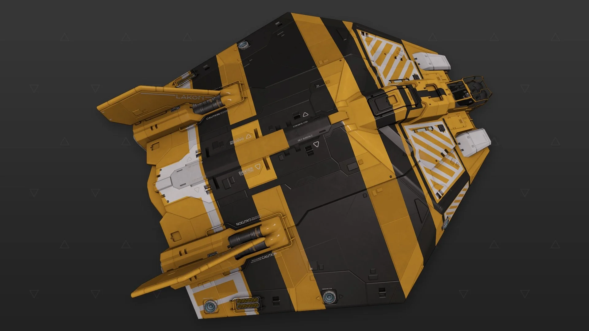 Asp Explorer - „Turbulence“ - Gelb Schwarz