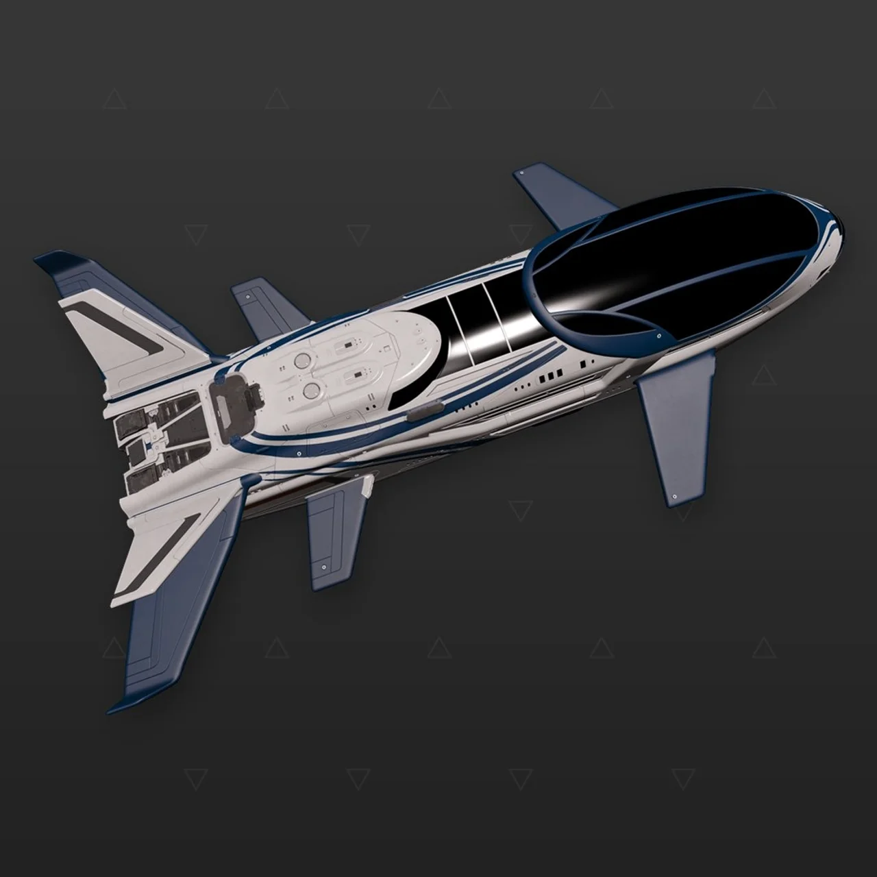 Beluga Liner - « Messenger » - Bleu