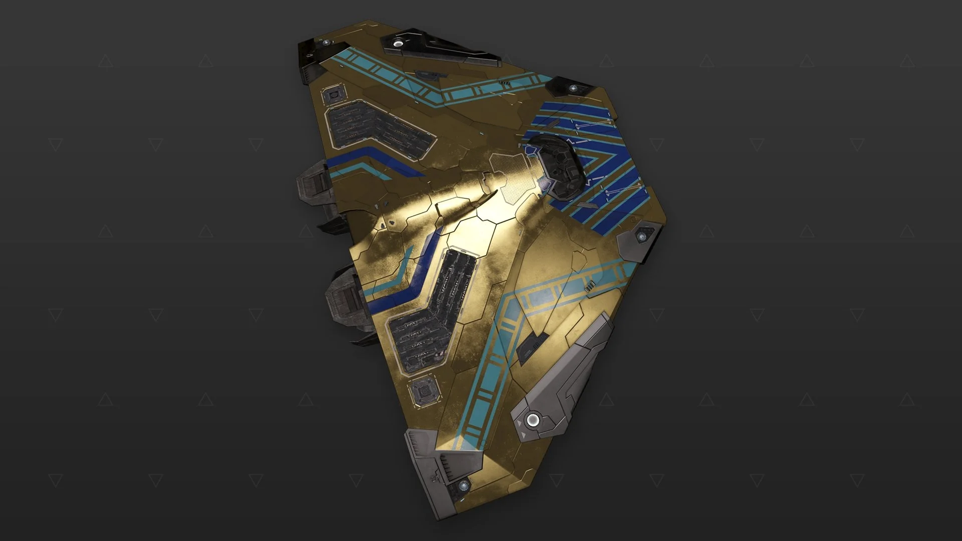 Cobra Mk III - „Osiris“ - Gold & Blau