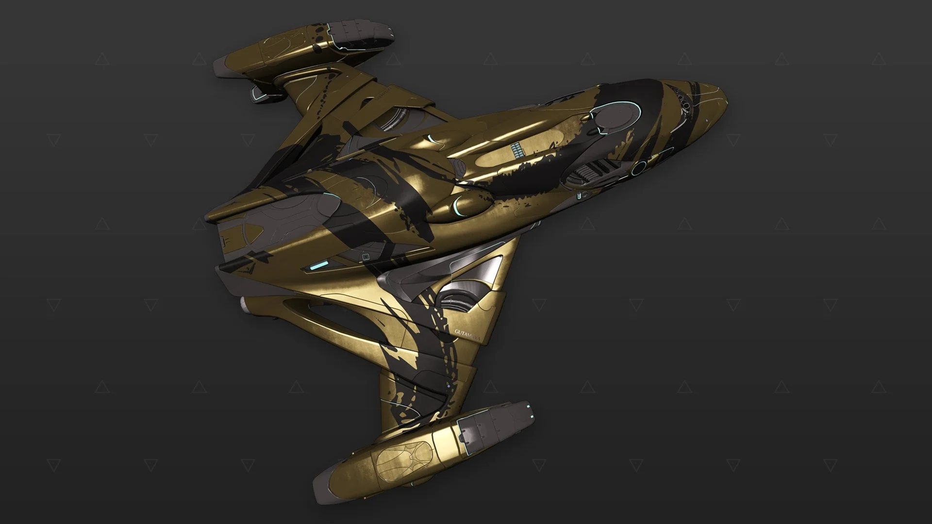 Imperial Clipper - "Asemic" - Preto e dourado