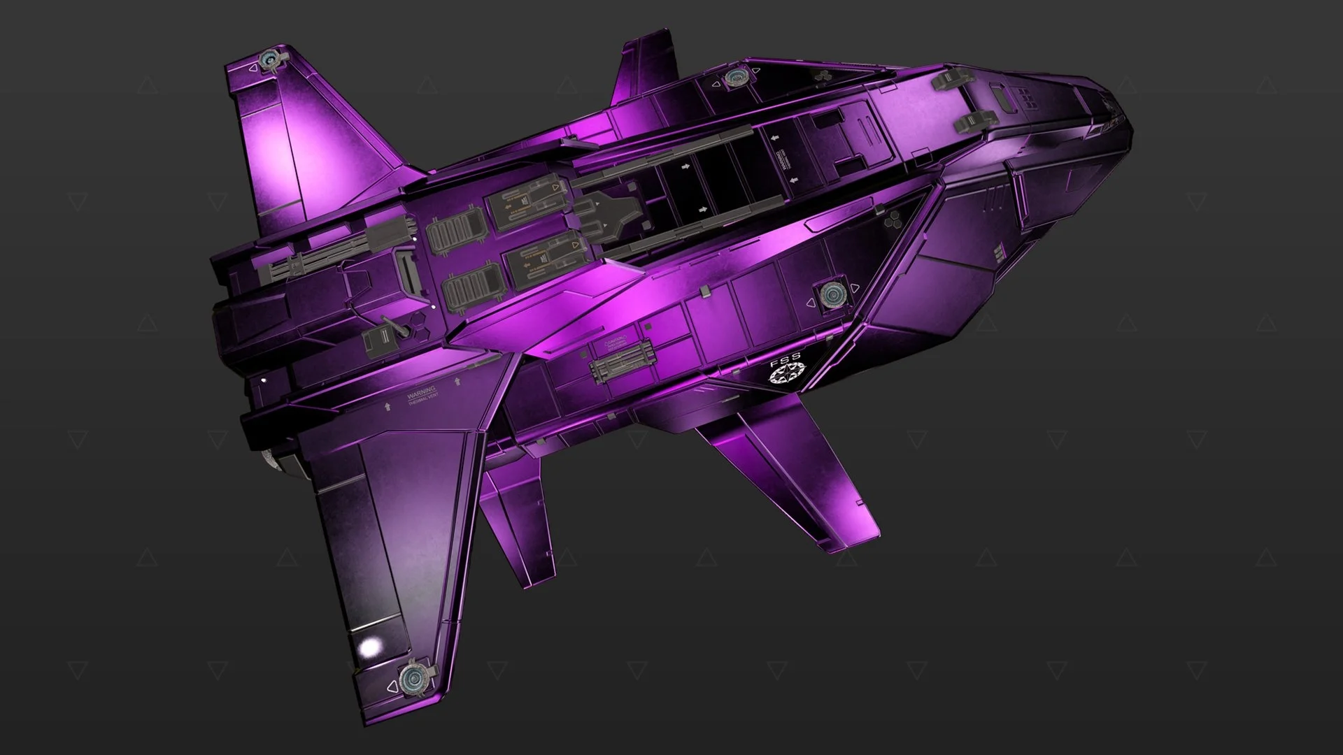 Federal Dropship - "Stygian" - Roxo