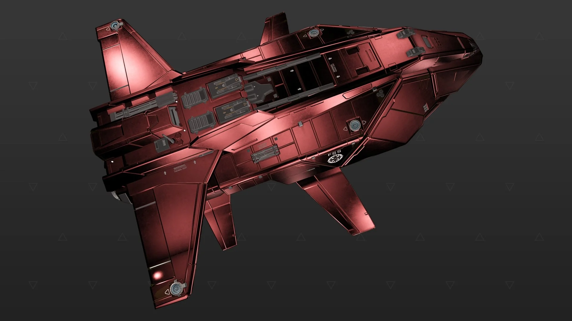 Federal Dropship - « Stygian » - Rouge