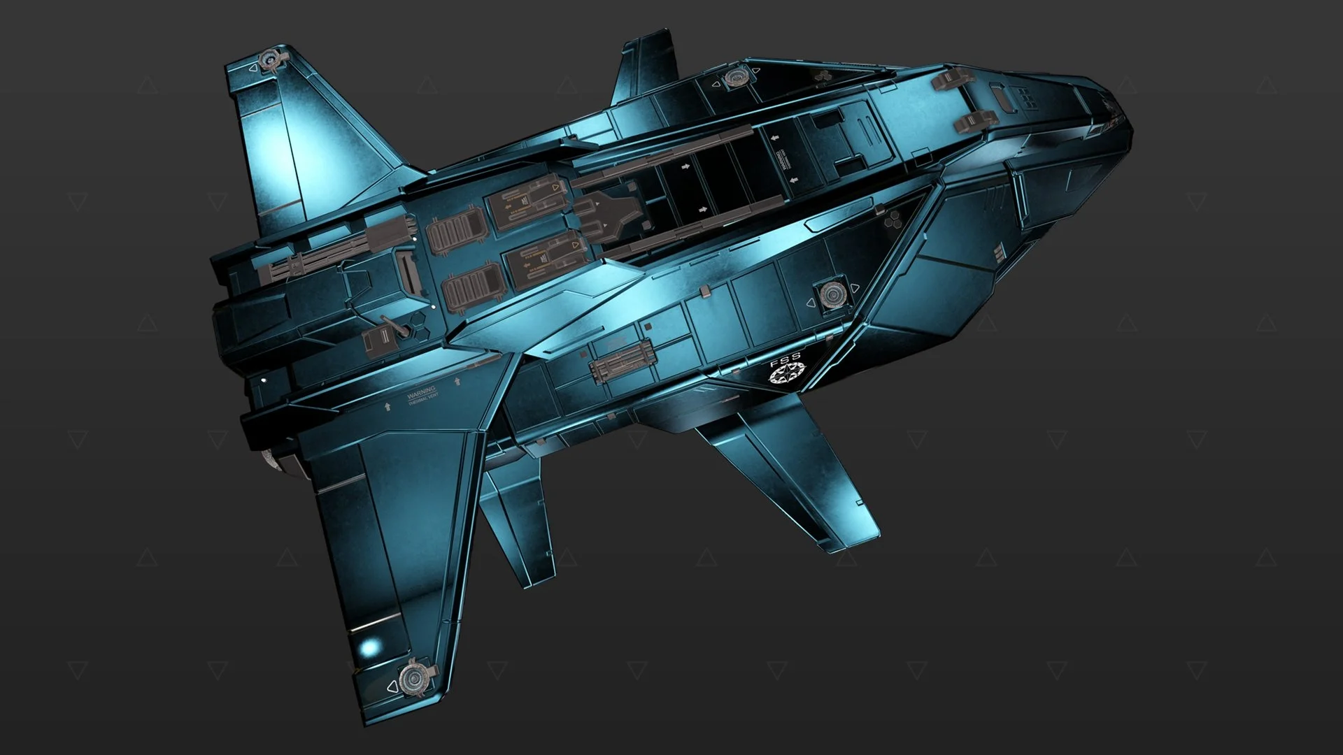 Federal Dropship - "Stygian" - Azul