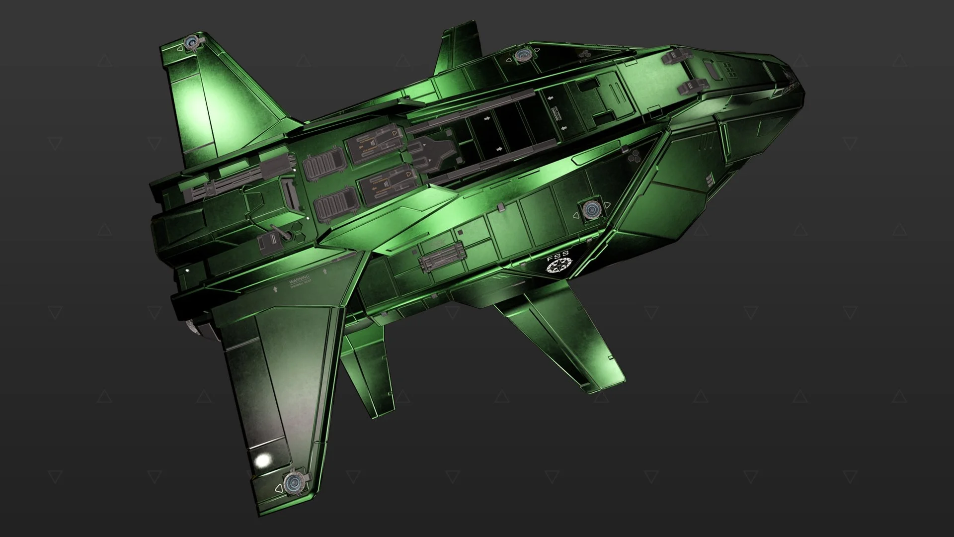 Federal Dropship - "Stygian" - Verde