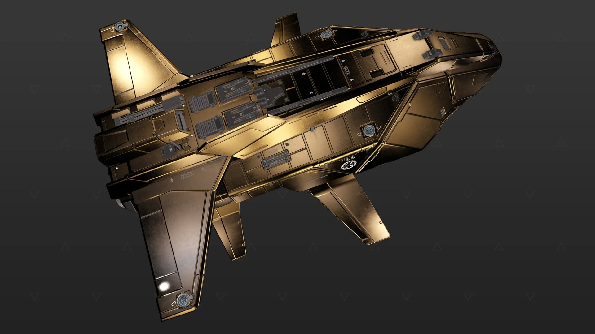 Federal Dropship - « Stygian » - Laiton