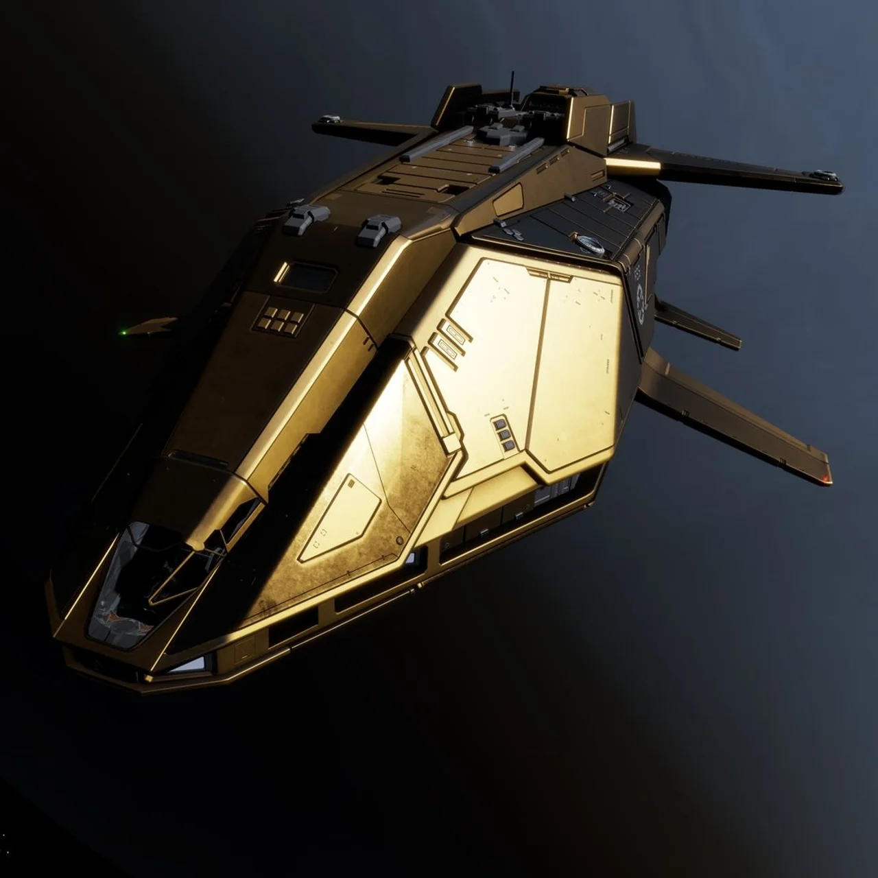Federal Dropship - "Stygian" - Latón