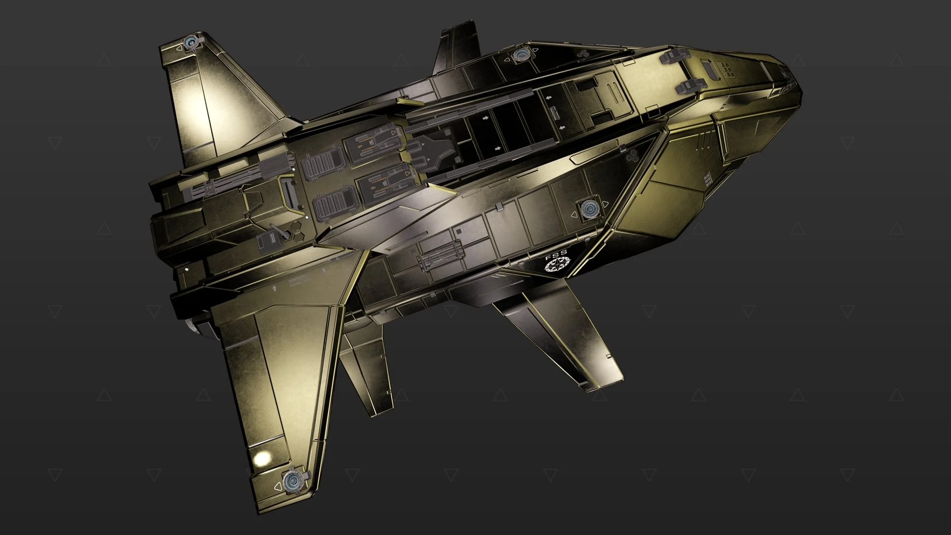 Federal Dropship - "Stygian" - Tungstênio