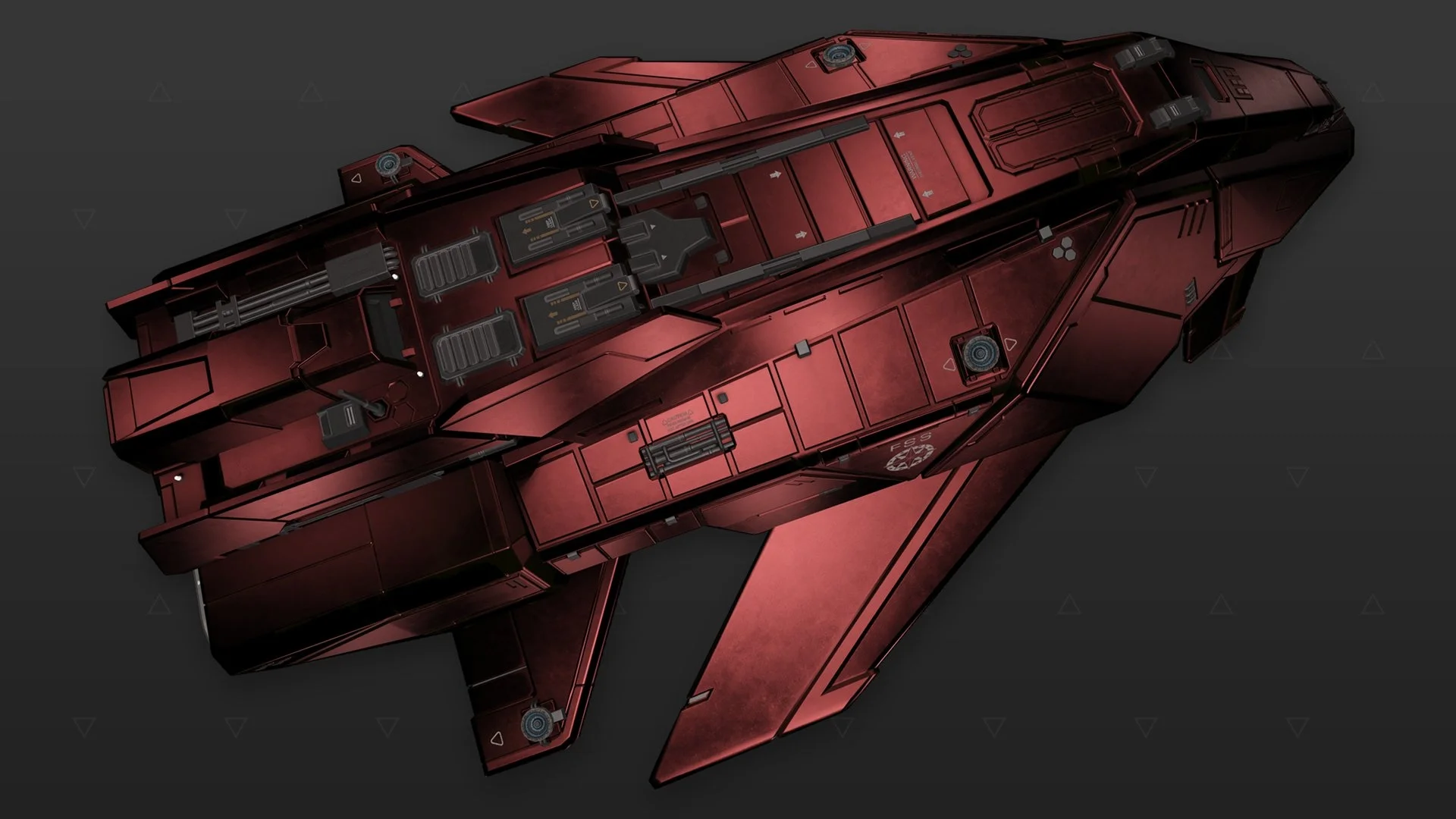 Federal Assault Ship - « Stygian » - Rouge