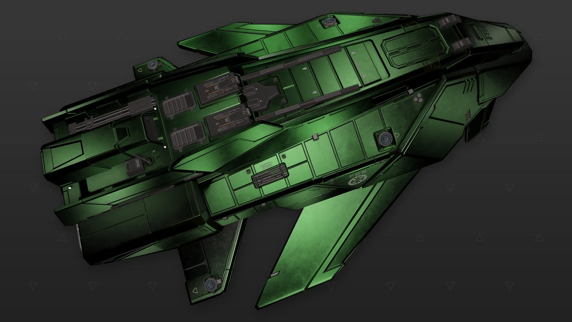 Federal Assault Ship - «Stygian» - зеленый