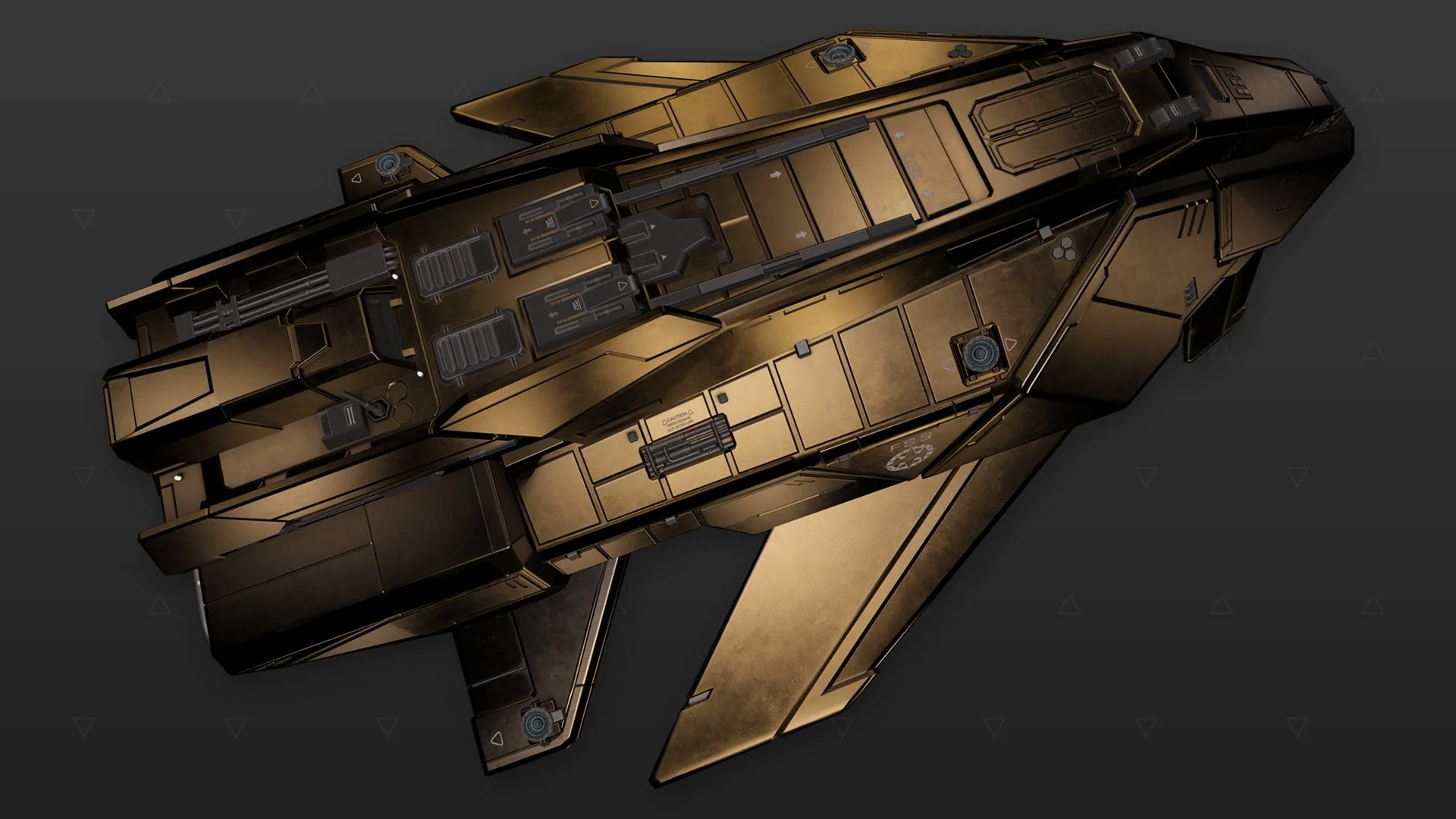 Federal Assault Ship - "Stygian" - Latão