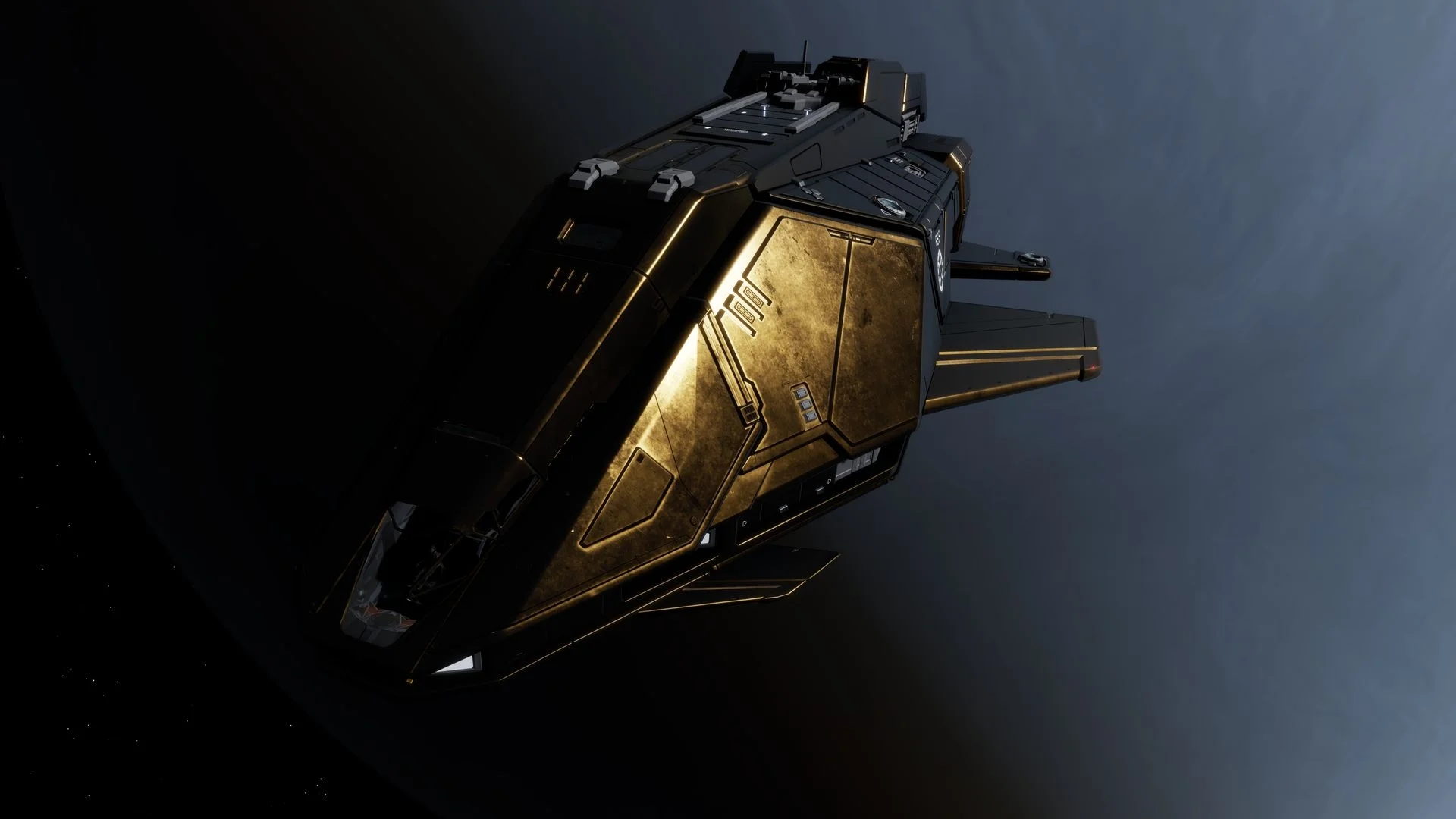 Federal Assault Ship - "Stygian" - Latão
