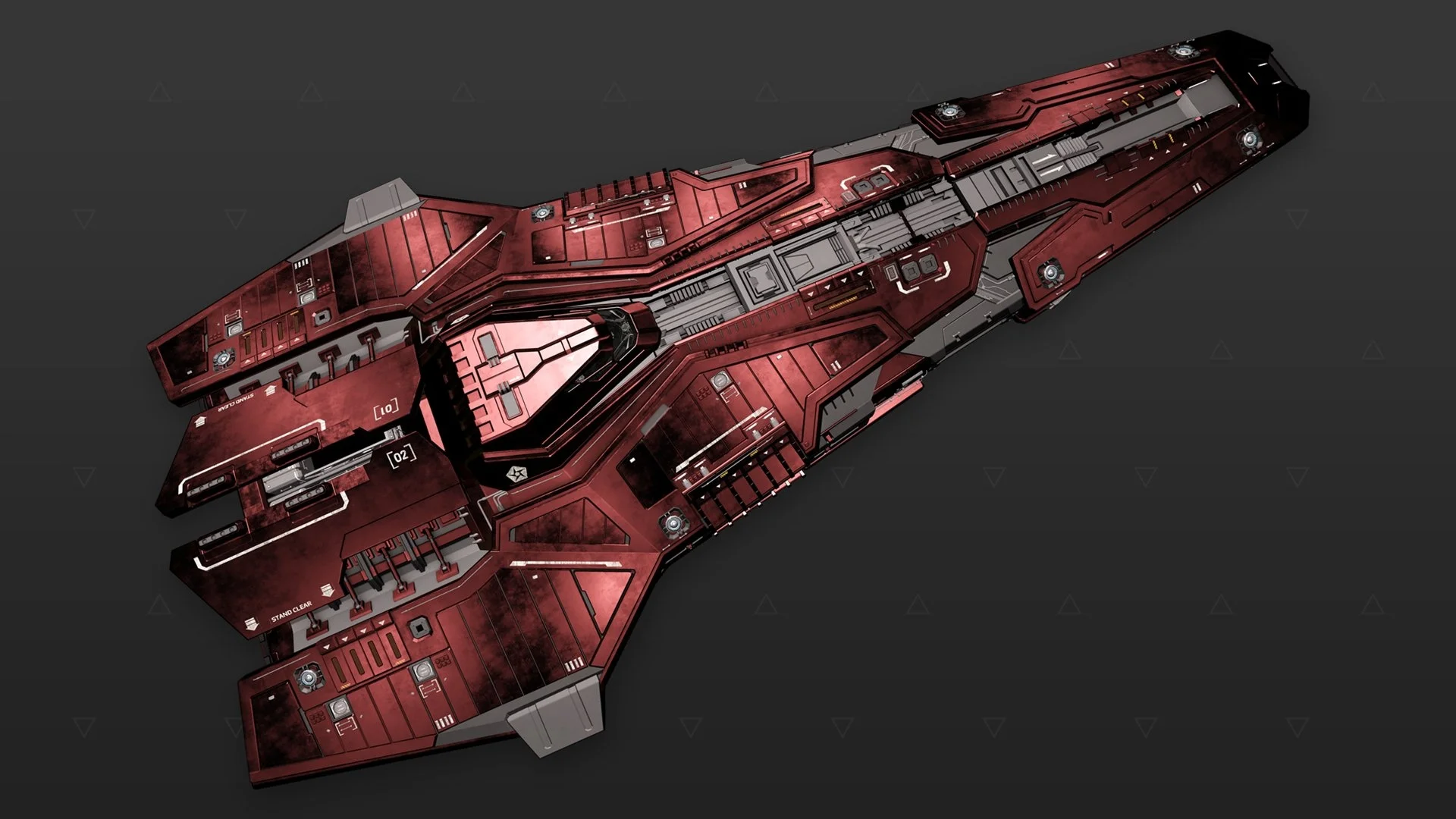 Federal Corvette - "Stygian" - Vermelho