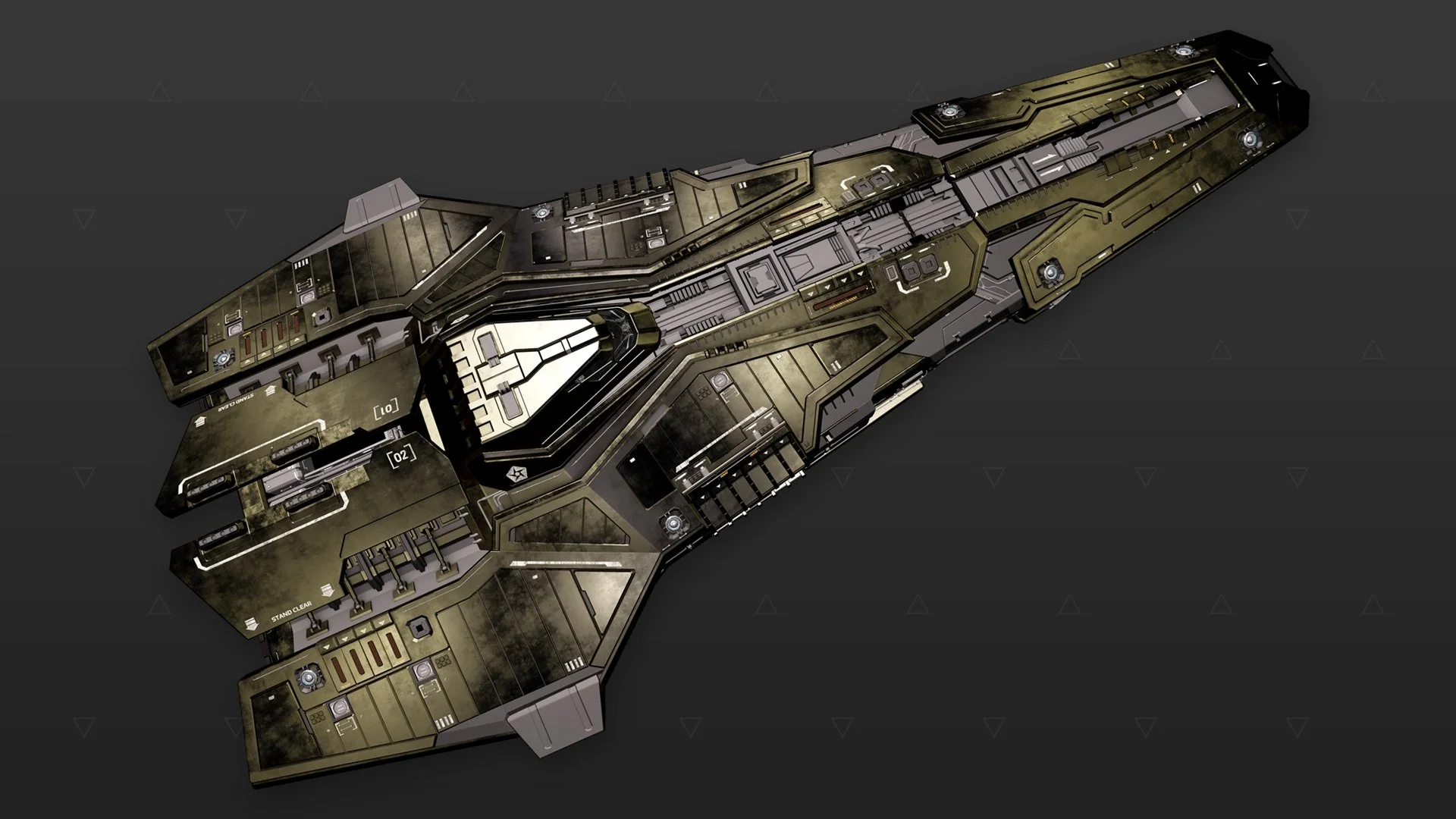 Federal Corvette - "Stygian" - Tungstênio