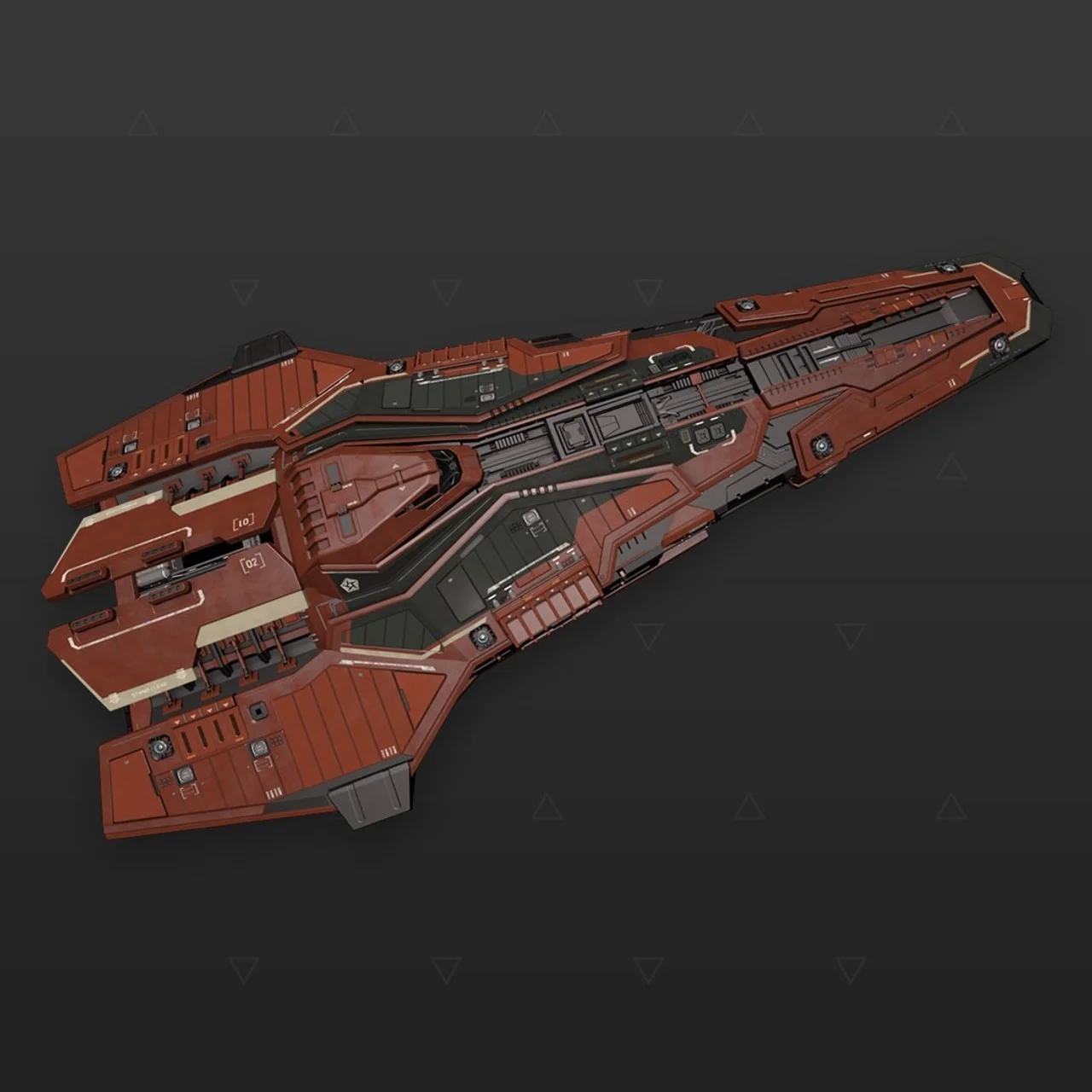 Federal Corvette - "Pharaoh" - Vermelho