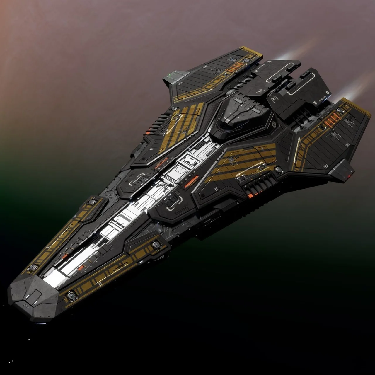 Federal Corvette - "Osiris" - Negro y dorado