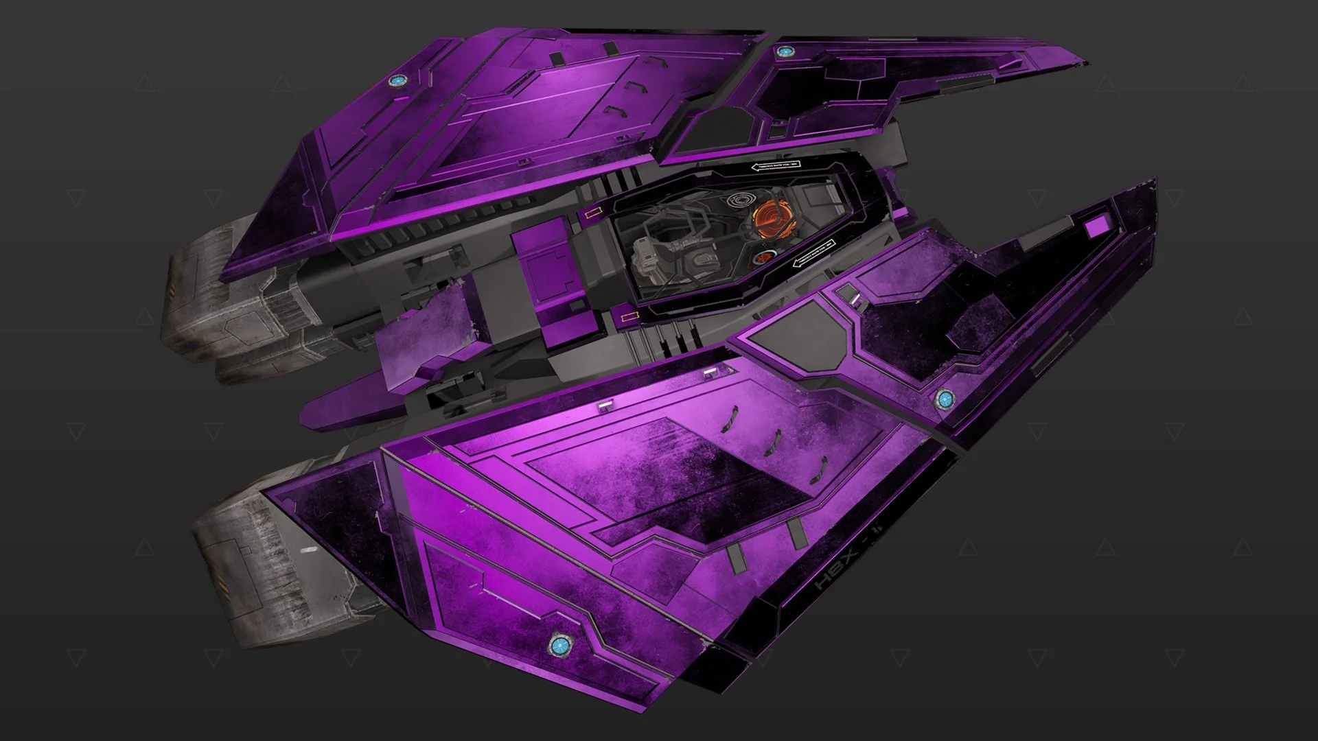 Federal Fighter - "Stygian" - Morado