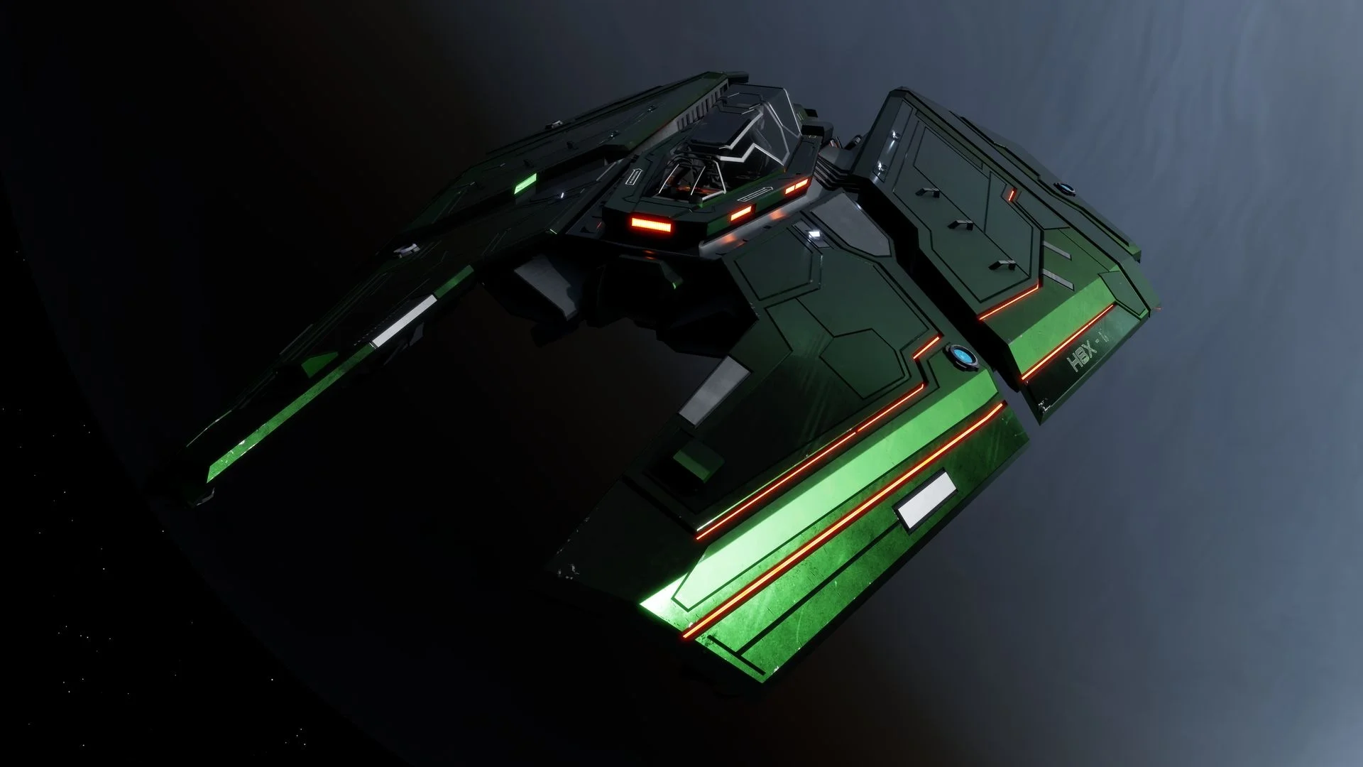 Federal Fighter - „Stygian“ - Grün