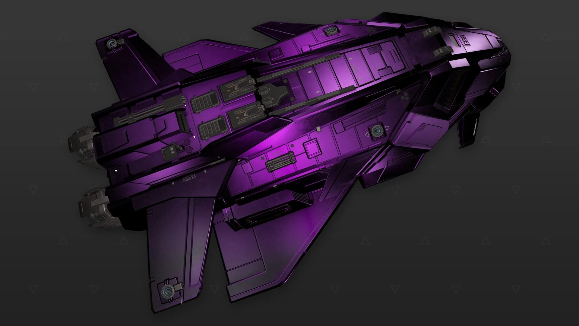 Federal Gunship - « Stygian » - Violet