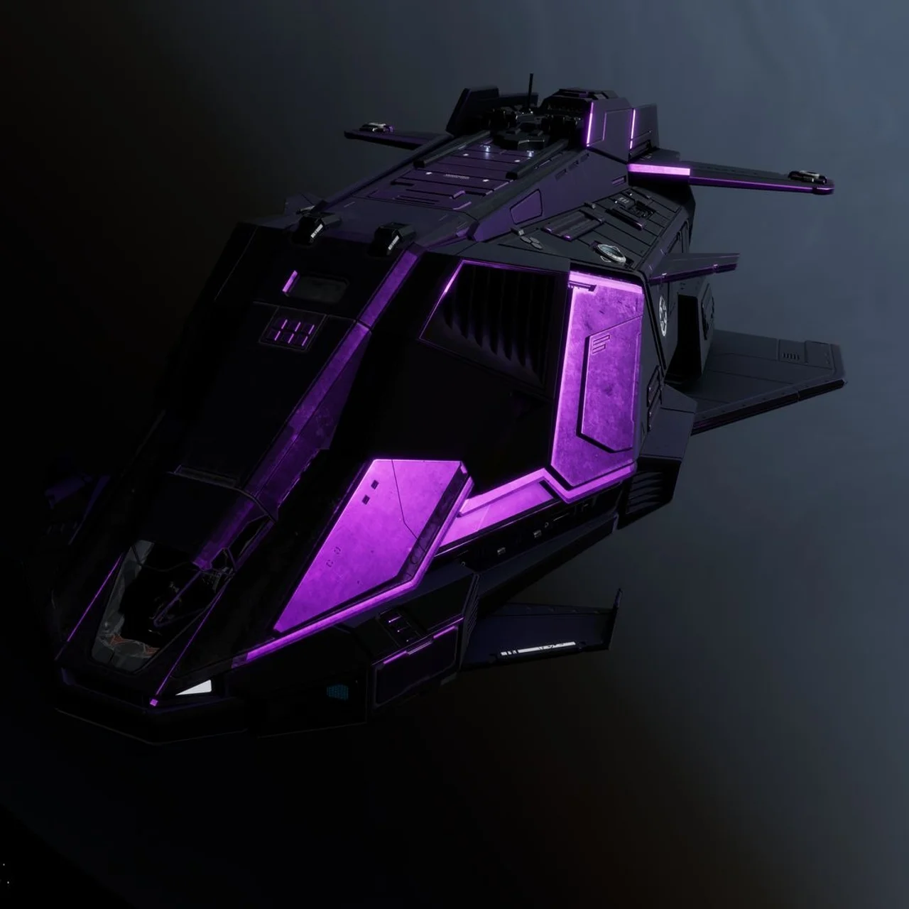 Federal Gunship - "Stygian" - Morado
