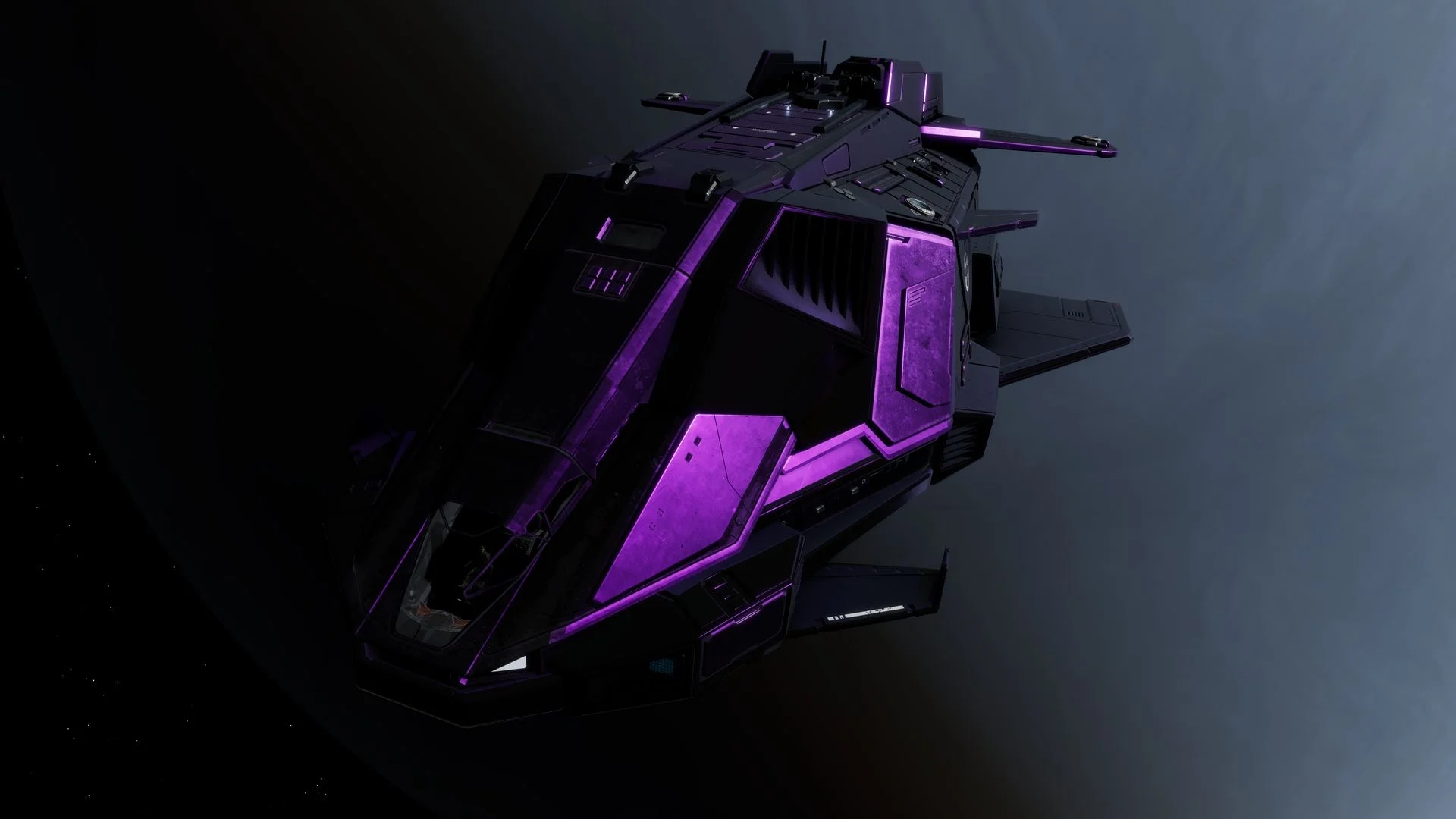Federal Gunship - « Stygian » - Violet