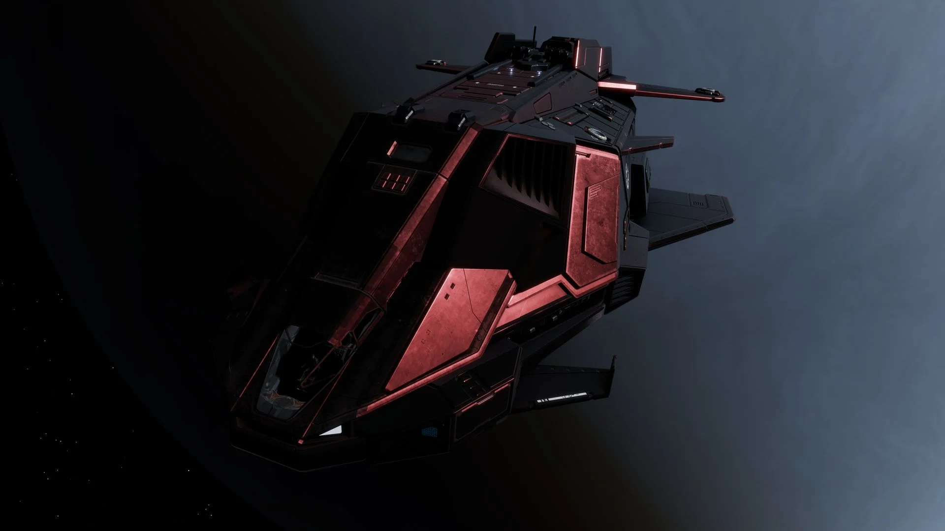 Federal Gunship - "Stygian" - Vermelho